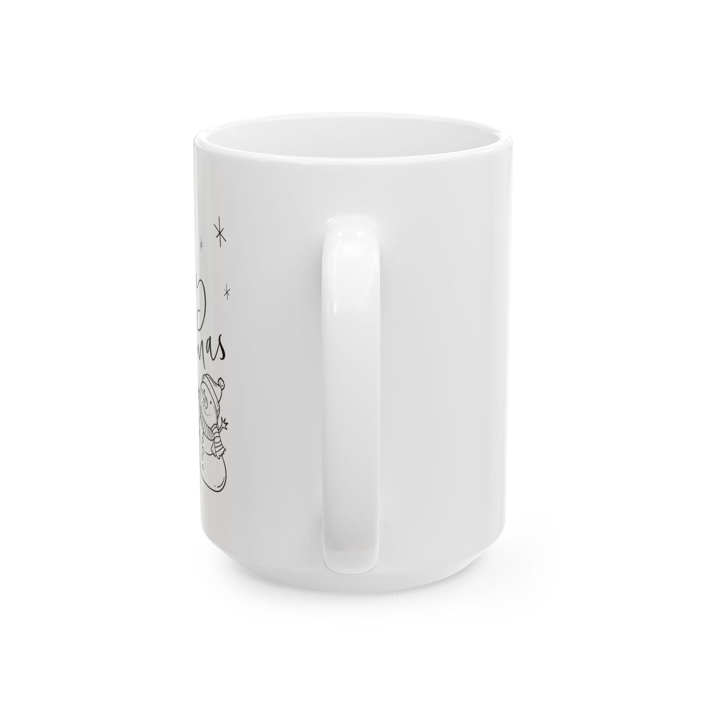 Merry Christmas Ceramic Coffee Mug, Christmas Coffee Cup, Christmas Cup, Christmas Gift Idea