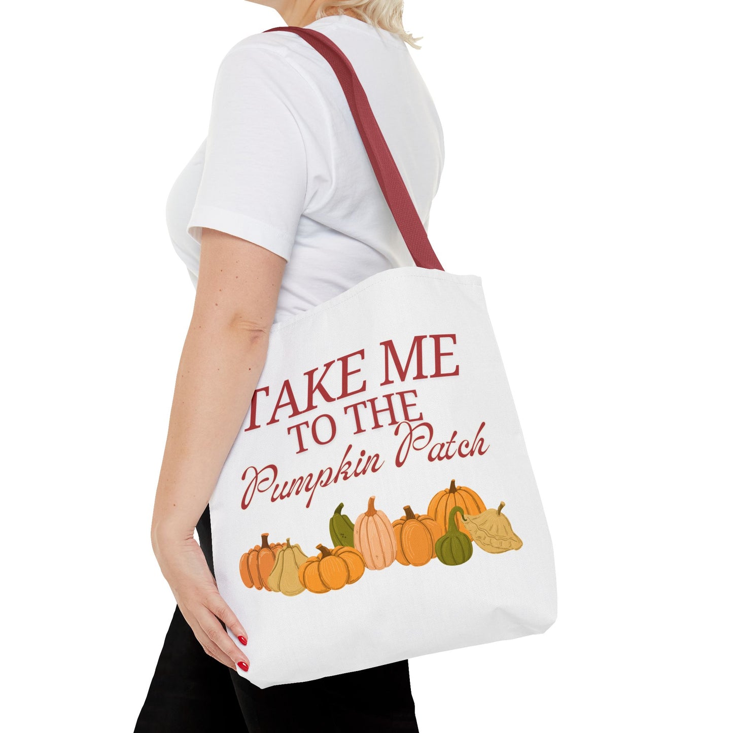 Fall Tote Bag, Fall Bag, Reusable Shopping Bag, Pumpkin Patch Bag, Fall Gift