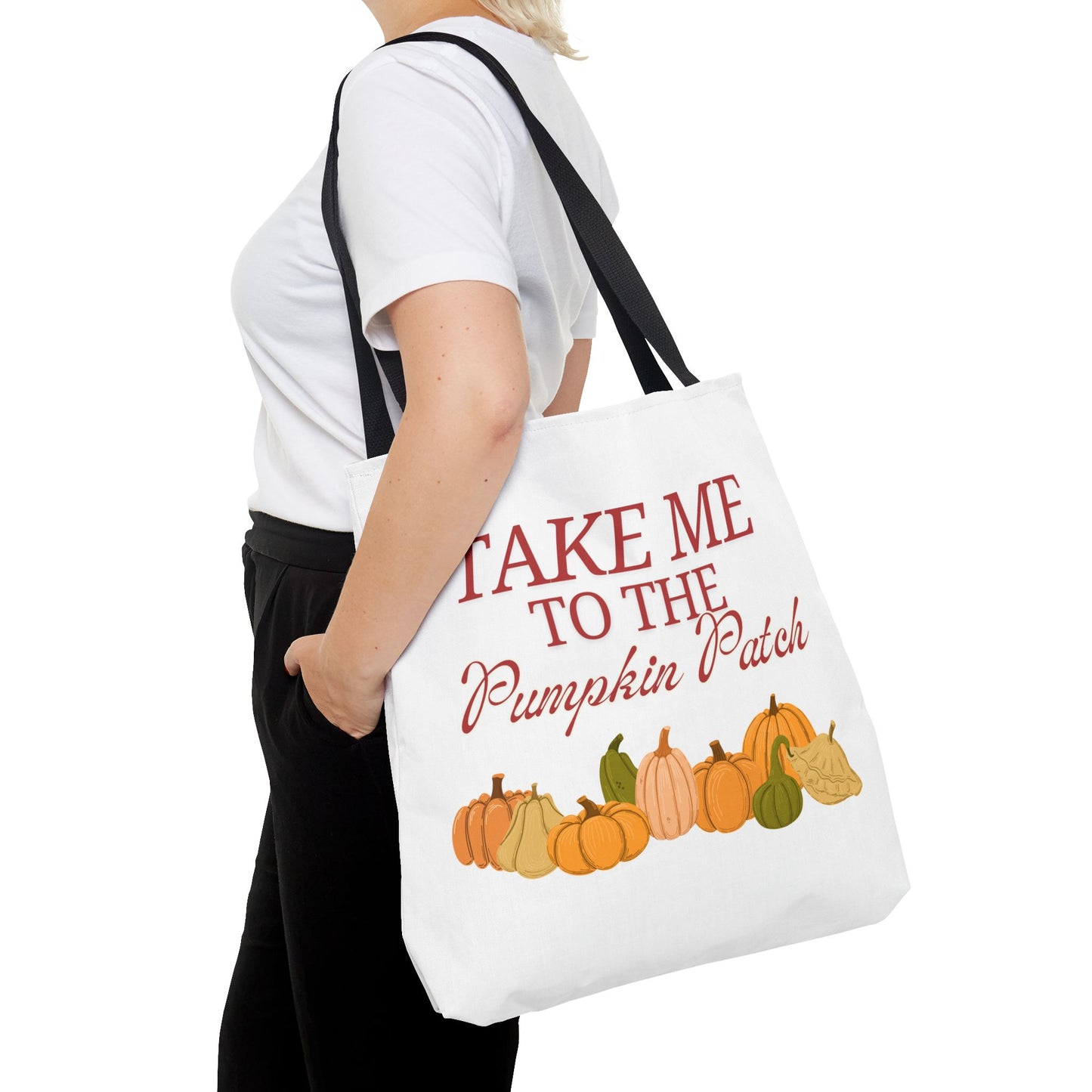 Fall Tote Bag, Fall Bag, Reusable Shopping Bag, Pumpkin Patch Bag, Fall Gift