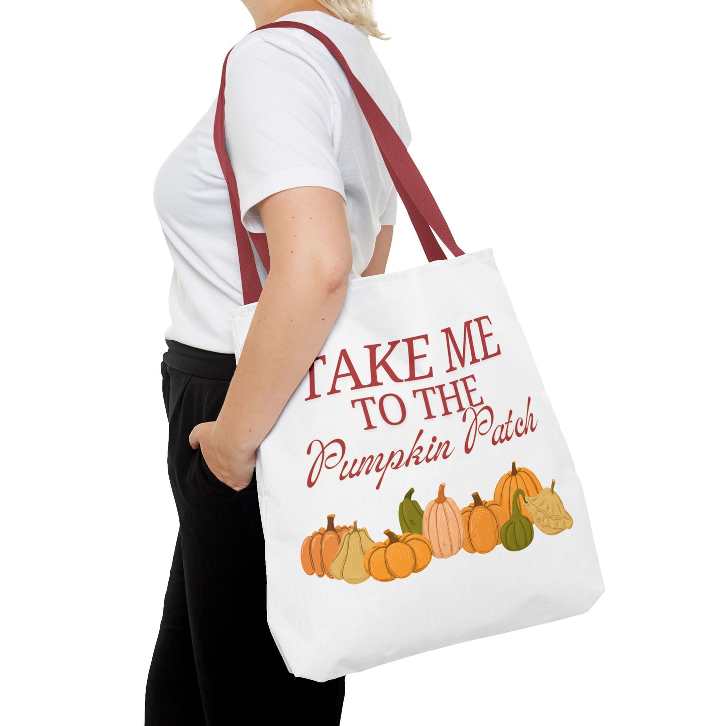 Fall Tote Bag, Fall Bag, Reusable Shopping Bag, Pumpkin Patch Bag, Fall Gift
