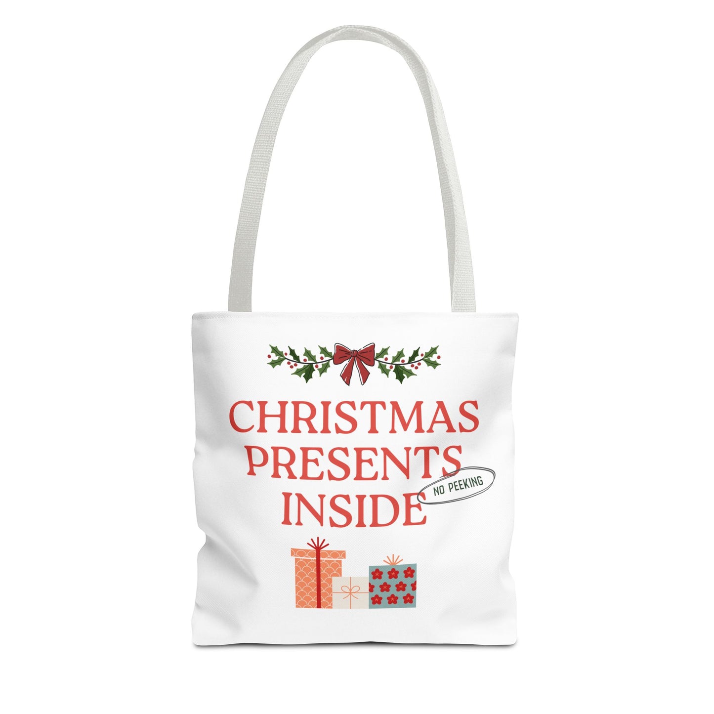 Christmas Tote, Christmas Shopping Bag, Reusable Christmas Bag, Christmas Gift