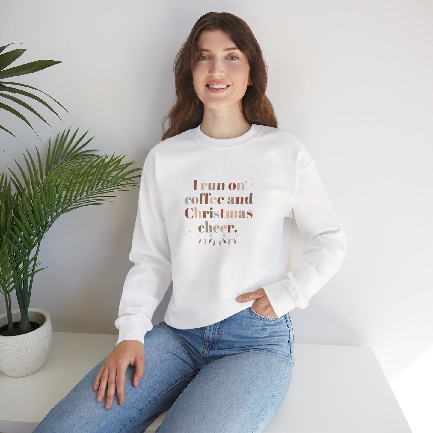 Christmas Sweatshirt, Christmas Sweater, Christmas Coffee Sweatshirt, Christmas Gift, Gift For Her