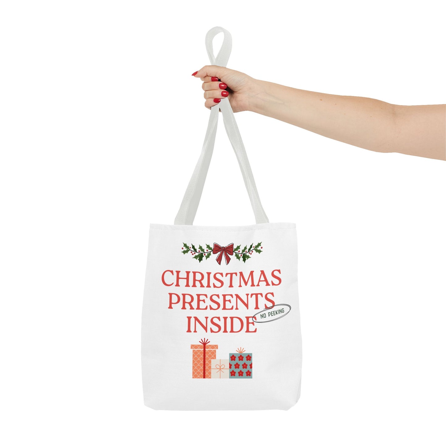 Christmas Tote, Christmas Shopping Bag, Reusable Christmas Bag, Christmas Gift
