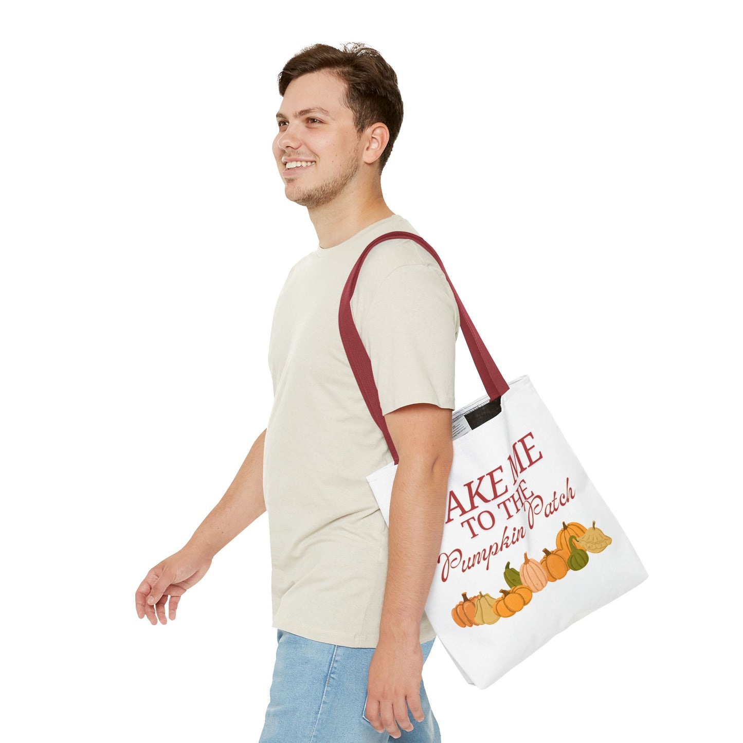 Fall Tote Bag, Fall Bag, Reusable Shopping Bag, Pumpkin Patch Bag, Fall Gift