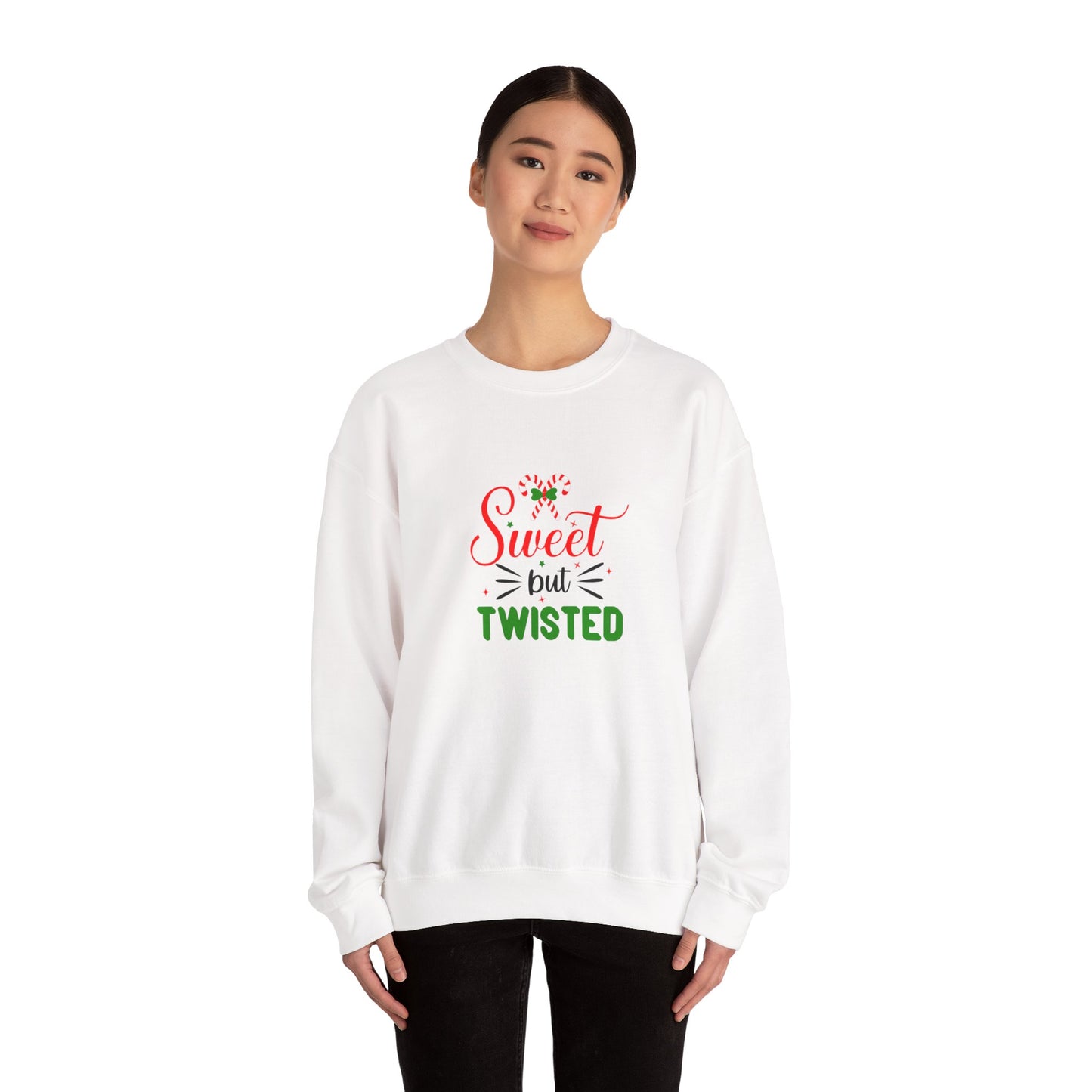 Christmas Sweatshirt, Christmas Sweater, Holiday Sweatshirt, Candy Cane Sweatshirt, Christmas Gift, Ugly Sweater