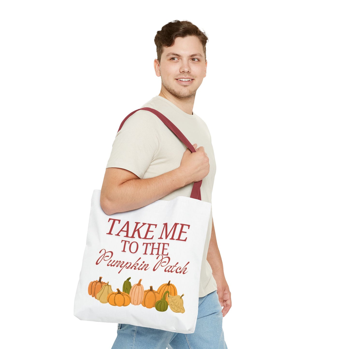 Fall Tote Bag, Fall Bag, Reusable Shopping Bag, Pumpkin Patch Bag, Fall Gift