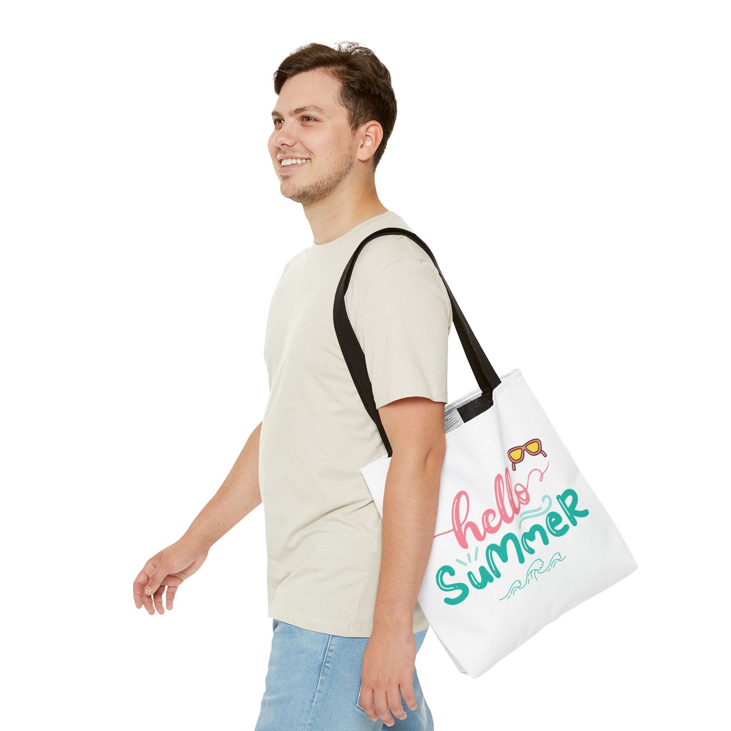 Summer Tote Bag, Summer Tote, 'Hello Summer' Tote, Reusable Bag, Reusable Shopping Bag, Summer Gift, Beach Bag