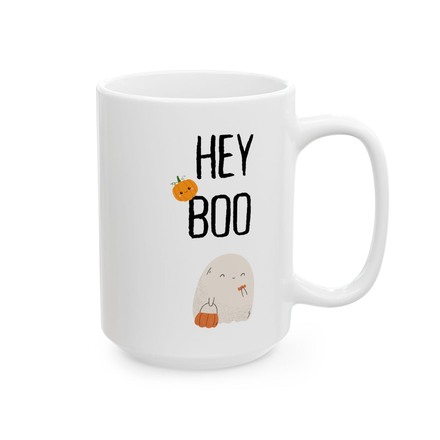 Fall Mug, Fall Coffee Cup, Hey Boo Coffee Cup, Fall Gift