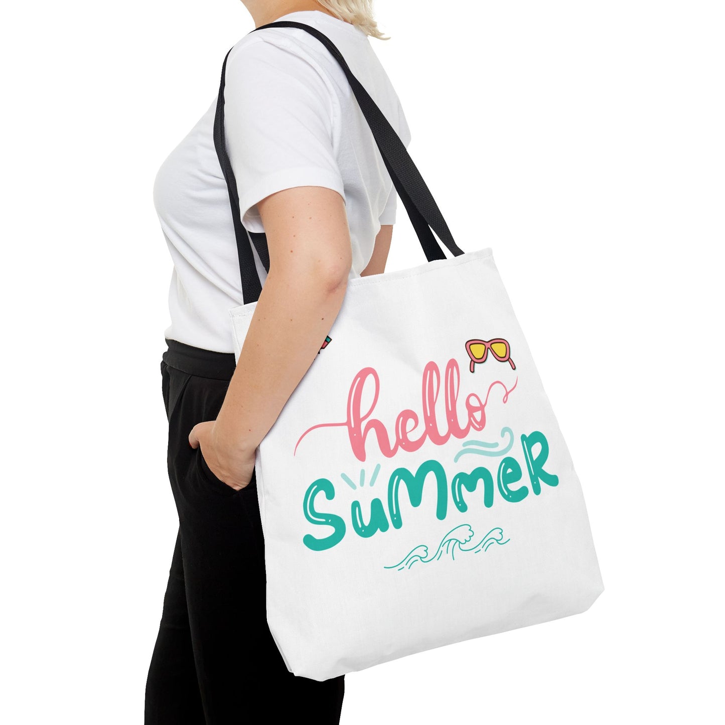 Summer Tote Bag, Summer Tote, 'Hello Summer' Tote, Reusable Bag, Reusable Shopping Bag, Summer Gift, Beach Bag