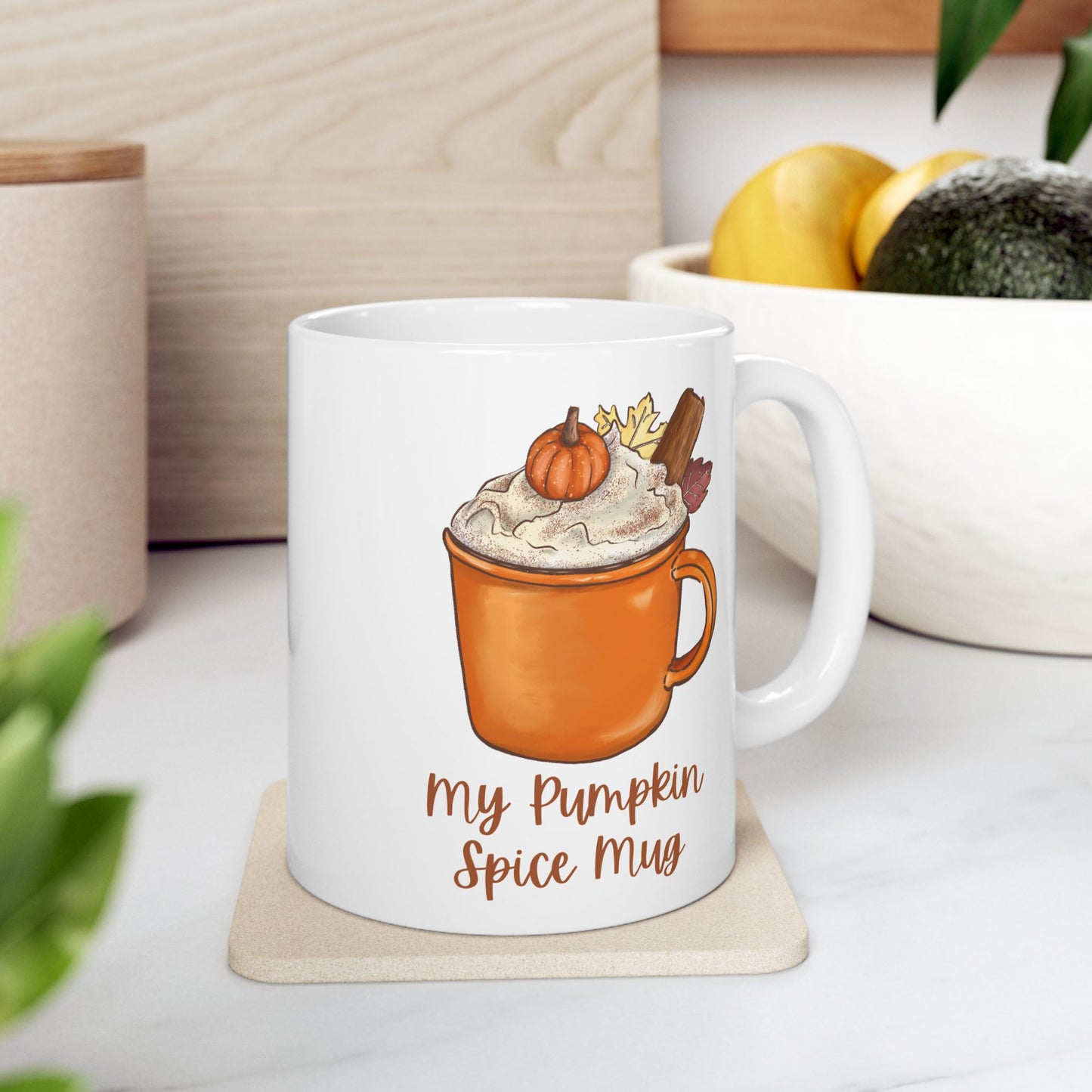 Autumn Pumpkin Mug | Fall Coffee Cup | Cute Gift for Pumpkin Spice Lovers | Cozy Home Decor | Pumpkin Spice Mug