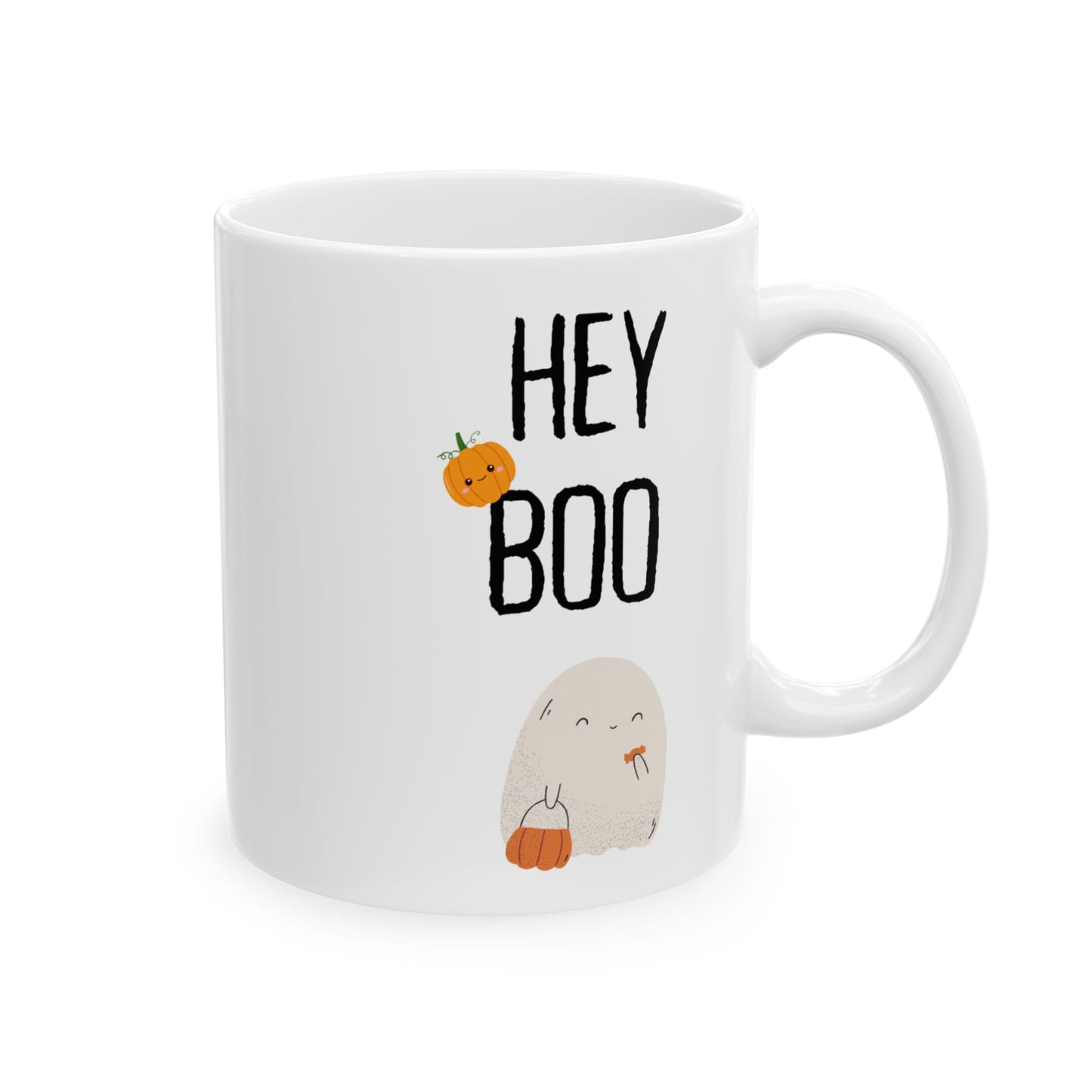 Fall Mug, Fall Coffee Cup, Hey Boo Coffee Cup, Fall Gift