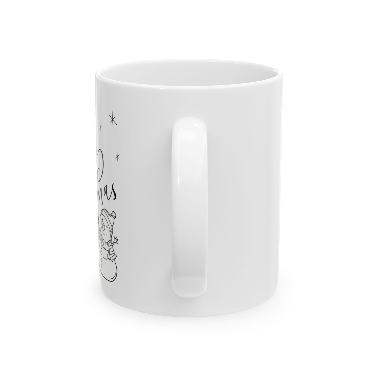 Merry Christmas Ceramic Coffee Mug, Christmas Coffee Cup, Christmas Cup, Christmas Gift Idea