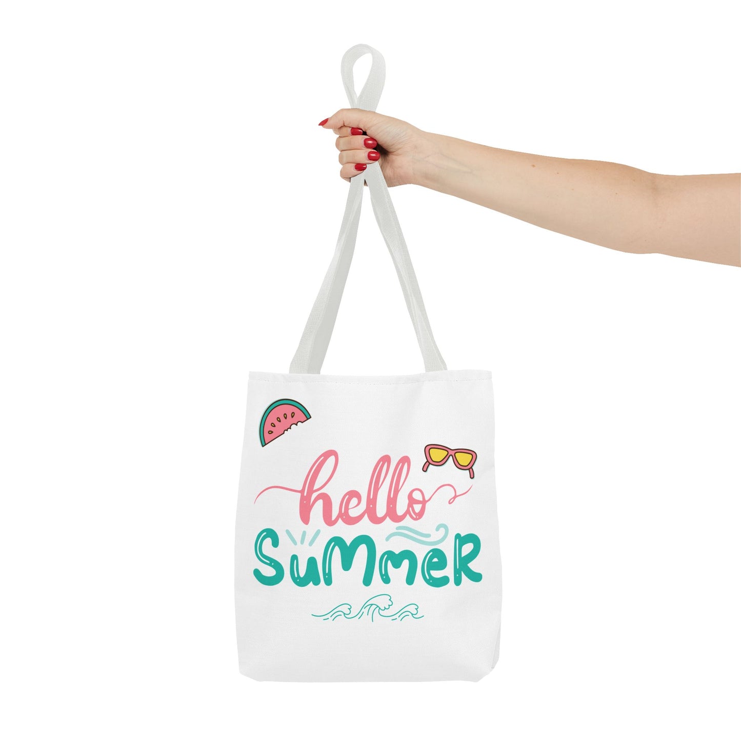 Summer Tote Bag, Summer Tote, 'Hello Summer' Tote, Reusable Bag, Reusable Shopping Bag, Summer Gift, Beach Bag