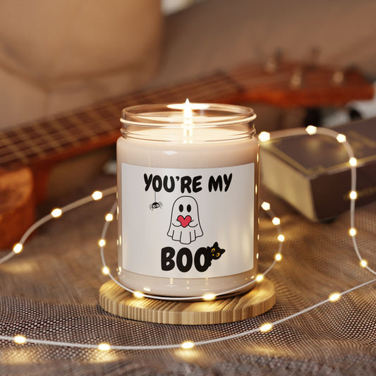 Fall Candle, Halloween Candle, Gift for Her, Fall Gift, You're My Boo Candle