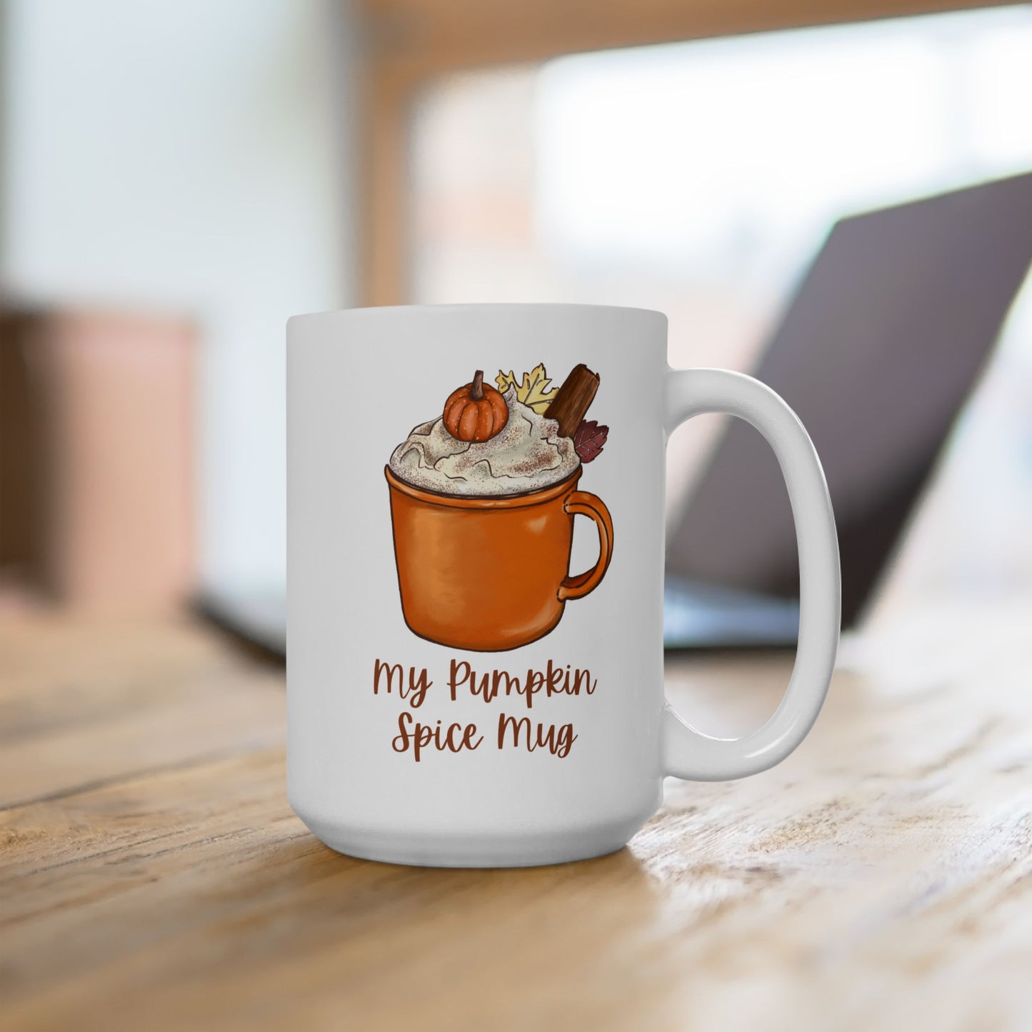 Autumn Pumpkin Mug | Fall Coffee Cup | Cute Gift for Pumpkin Spice Lovers | Cozy Home Decor | Pumpkin Spice Mug
