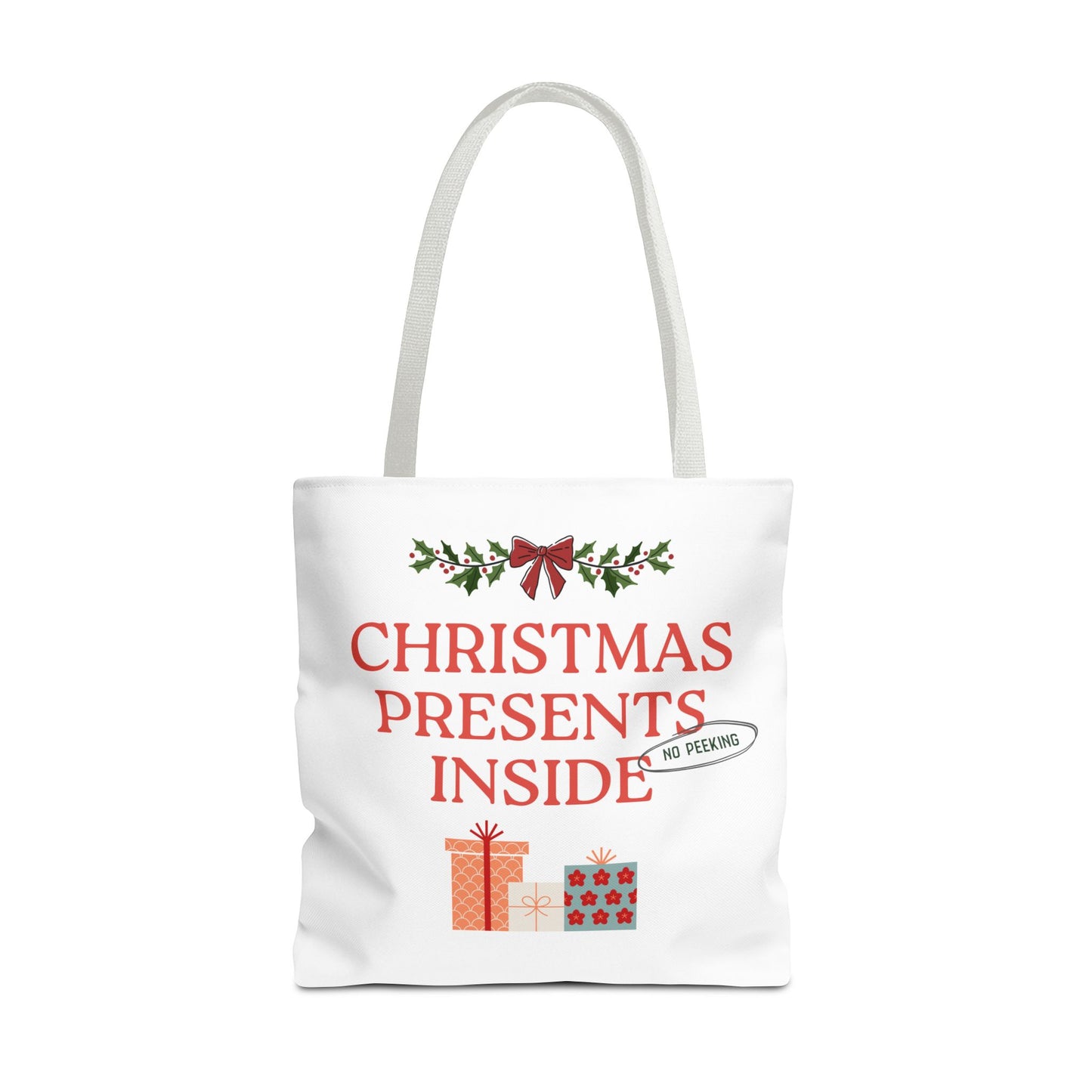 Christmas Tote, Christmas Shopping Bag, Reusable Christmas Bag, Christmas Gift
